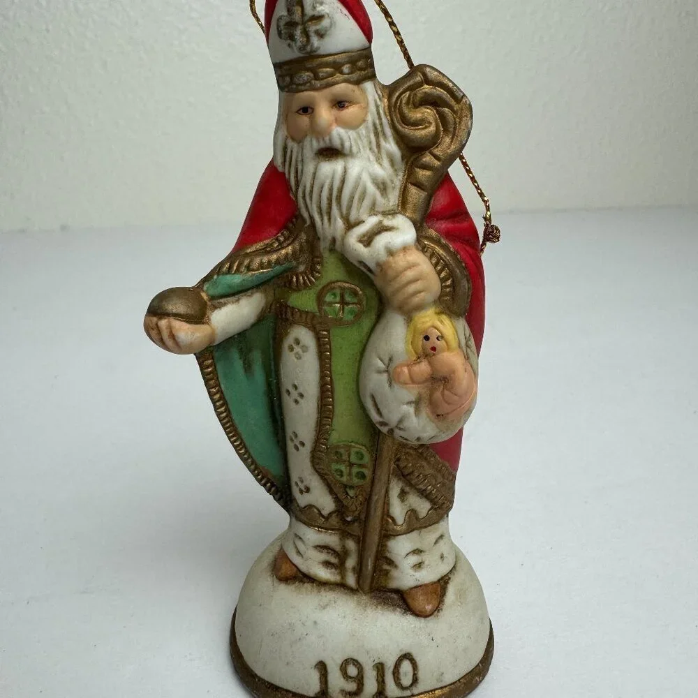 Vintage Christmas Tree Ornament Santa 1910s
